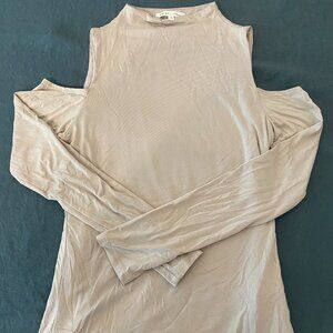 Bohme Women's Shoulder Cut-Out Fitted Top, Size Small